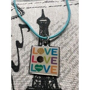 Girl scout cookies girls necklace LOVE Pendant